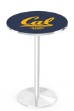 L214 Chrome California Golden Bears Pub Table