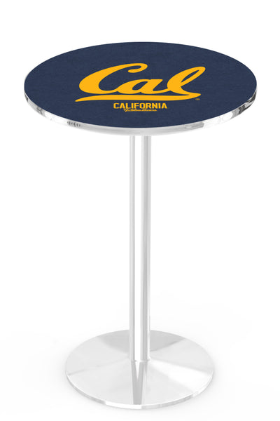 L214 Chrome California Golden Bears Pub Table