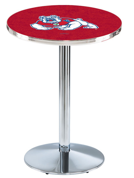 L214 Chrome Fresno State University Bulldogs Pub Table