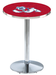 L214 Chrome Fresno State University Bulldogs Pub Table