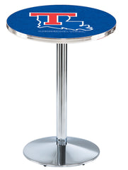 L214 Chrome Louisiana Tech Bulldogs Pub Table