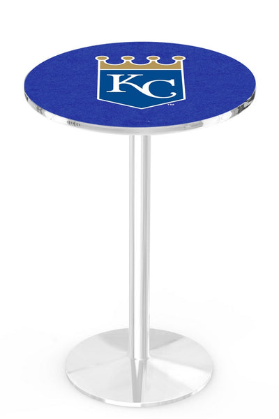 Kansas City Royals L214 Chrome Major League Baseball Pub Table