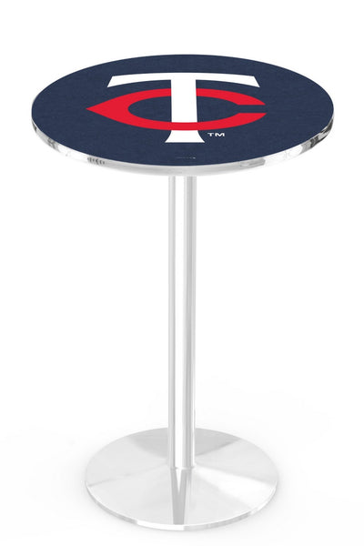 Minnesota Twins L214 Chrome Major League Baseball Pub Table