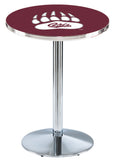 L214 Chrome University of Montana Grizzlies Pub Table