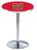 L214 Chrome Maryland Terrapins Pub Table