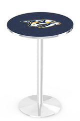 L214 Chrome Nashville Predators Pub Table