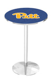 L214 Chrome Pittsburgh Panthers Pub Table