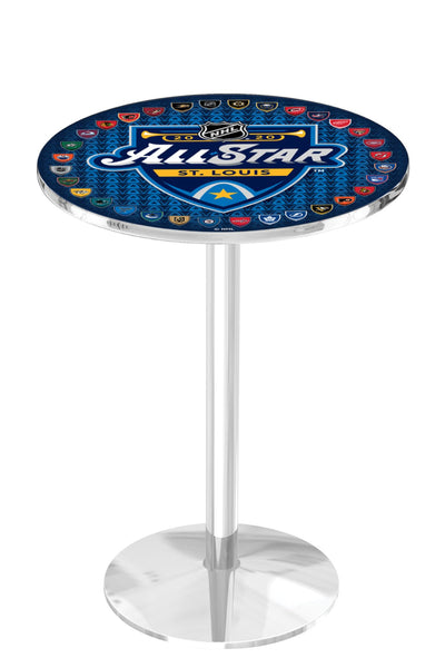 L214 Chrome All Star Game Pub Table