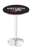 L214 Chrome Southern Illinois University Salukis Pub Table