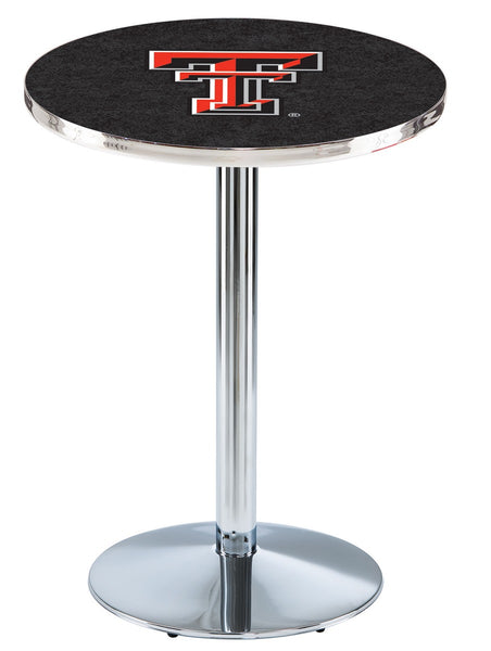 L214 Chrome Texas Tech Red Raiders Pub Table