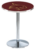 L214 Chrome Texas State University Bobcats Pub Table