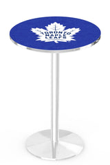 L214 Chrome Toronto Maple Leafs Pub Table