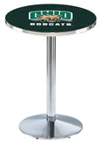 L214 Chrome Ohio University Bobcats Pub Table