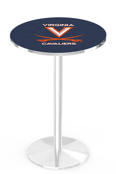 L214 Chrome Virginia Cavaliers Pub Table