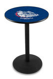 L214 Black Wrinkle Gonzaga Bulldogs Pub Table