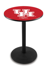 L214 Black Wrinkle University of Houston Cougars Pub Table