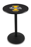 L214 Black Wrinkle Idaho Vandals Pub Table