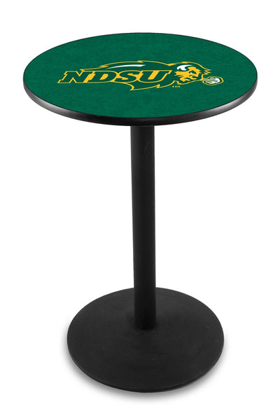 L214 Black Wrinkle North Dakota State University Bison Pub Table