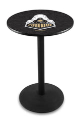 L214 Black Wrinkle Purdue Boilermakers Pub Table by Holland Bar Stool Company