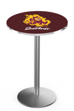 L214 Stainless Arizona State Sun Devils Sparky Pub Table