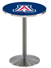 L214 Stainless Arizona Wildcats Pub Table