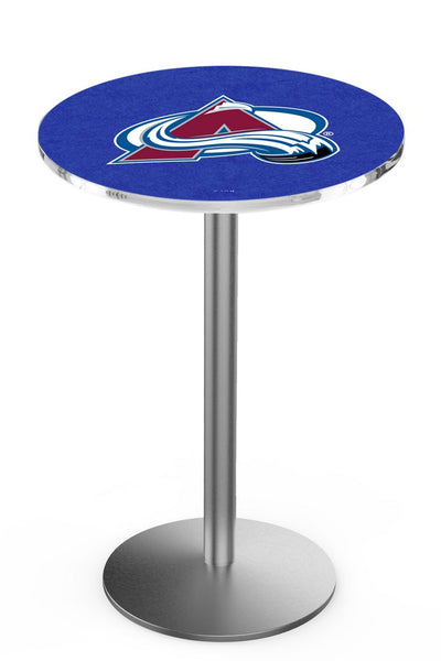 L214 Stainless Colorado Avalanche Pub Table
