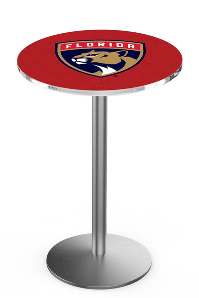 L214 Stainless Florida Panthers Pub Table