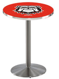 L214 Stainless Georgia Bulldogs Pub Table