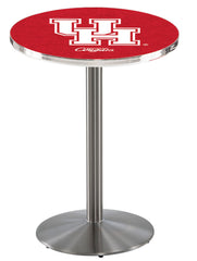 L214 Stainless University of Houston Cougars Pub Table
