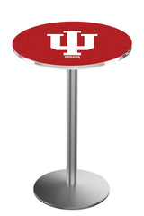 L214 Stainless Indiana Hoosiers Pub Table