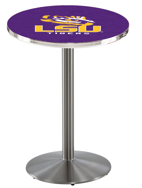 L214 Stainless LSU Tigers Pub Table