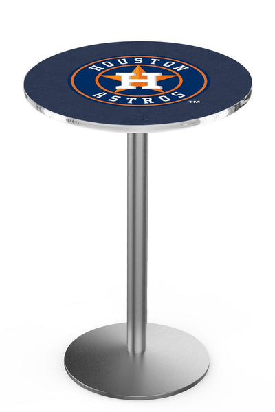 Houston Astros L214 Stainless MLB Pub Table