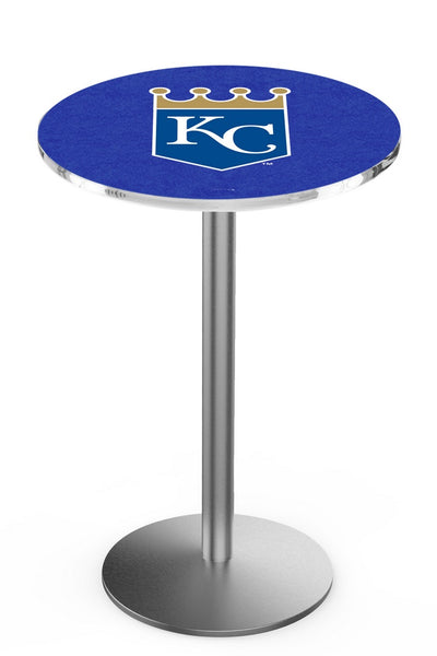 Kansas City Royals L214 Stainless MLB Pub Table