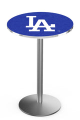 Los Angeles Dodgers L214 Stainless MLB Pub Table