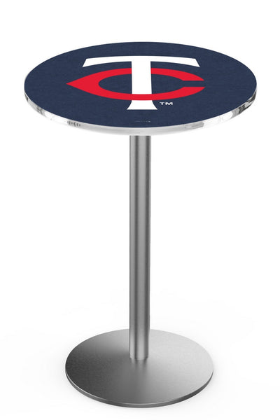 Minnesota Twins L214 Stainless MLB Pub Table