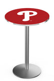 Philadelphia Phillies L214 Stainless MLB Pub Table