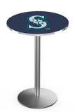 Seattle Mariners L214 Stainless MLB Pub Table