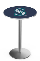 Seattle Mariners L214 Stainless MLB Pub Table