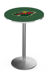 L214 Stainless Minnesota Wild Pub Table