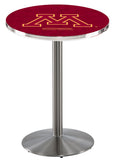 L214 Stainless Minnesota Golden Gophers Pub Table