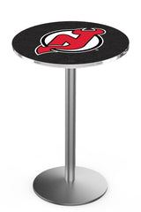 L214 Stainless New Jersey Devils Pub Table
