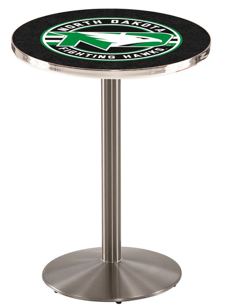 L214 Stainless North Dakota Fighting Hawks Pub Table