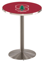 L214 Stainless Stanford Cardinals Pub Table