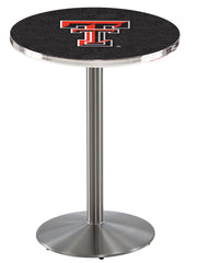 L214 Stainless Texas Tech Red Raiders Pub Table