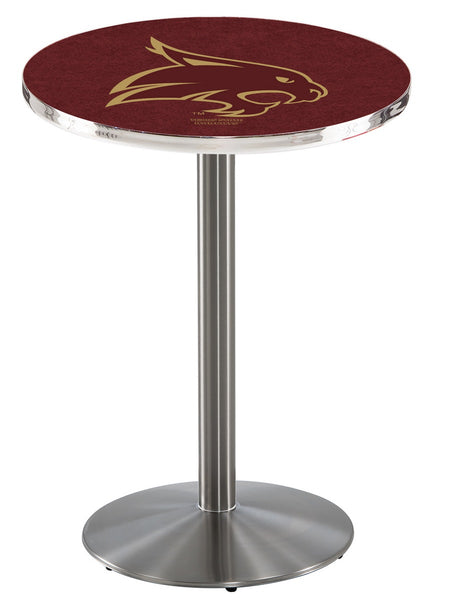 L214 Stainless Texas State University Bobcats Pub Table