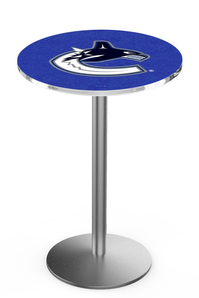 L214 Stainless Vancouver Canucks Pub Table