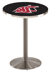 L214 Stainless Washington State Cougars Pub Table