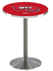 L214 Stainless Western Kentucky Hilltoppers Pub Table