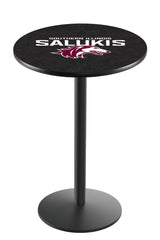 L214 Black Wrinkle Southern Illinois University Salukis Pub Table