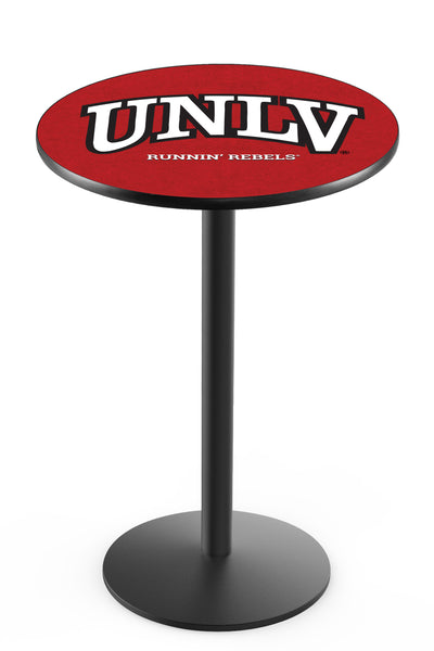 L214 Black Wrinkle University of Nevada Las Vegas Runnin' Rebels Pub Table